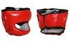 Шлем боксерский с бампером Velo VL-8128-R красный