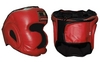 Шлем боксерский с полной защитой ZLT ZB-5007-R красный
