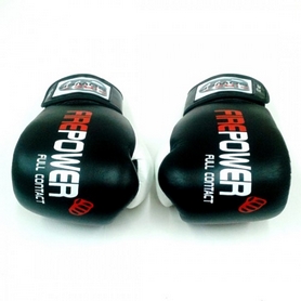 Рукавички боксерські Firepower FPBG2 чорні - Фото №2