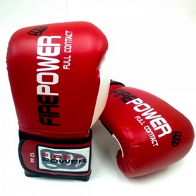 
Перчатки боксерские Firepower FPBG2 красные - Фото №2