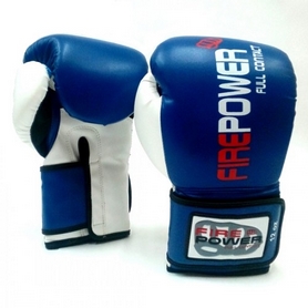 
Перчатки боксерские Firepower FPBGA2 синие - Фото №2