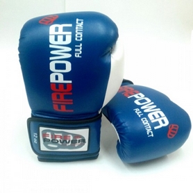 
Перчатки боксерские Firepower FPBGA2 синие - Фото №3