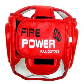 Шлем тренировочный Firepower FPHG3 красный - Фото №2