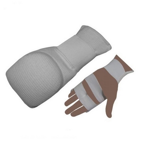 Накладки (перчатки) для карате ZLT MFT-1041B белые