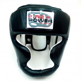 Шлем тренировочный Firepower FPHGA3 черный - Фото №4