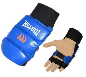 Накладки (перчатки) для карате Matsa MA-1804-BL синие