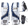 Щитки хоккейные вратарские мужские Opus 3721 3000 white/blue