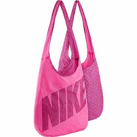 Сумка женская Nike Graphic Reversible Tote розовая