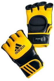 Перчатки тренировочные Adidas ММА/Combat желто-черные