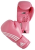 Перчатки боксерские Adidas Box-Fit розово-белые