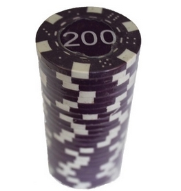 Фишки для покера с номиналом "200" Duke