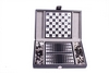 Набір з 3 ігор в шкіряному кейсі (шахи, шашки, нарди) Duke SG1150 - Фото №2