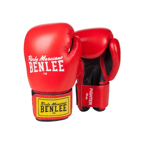 

Перчатки боксерские Benlee Fighter красно-черные, Красный