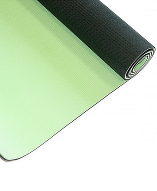 Коврик для йоги Live Up TPE Yoga Mat 6 мм black/green