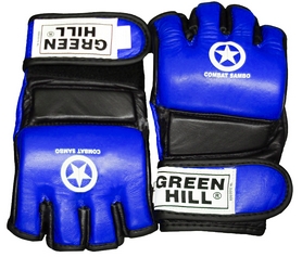 Перчатки для боевого самбо Green Hill MMA-0027 синие