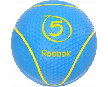 Медбол Reebok RAB-40125CY 5 кг голубой
