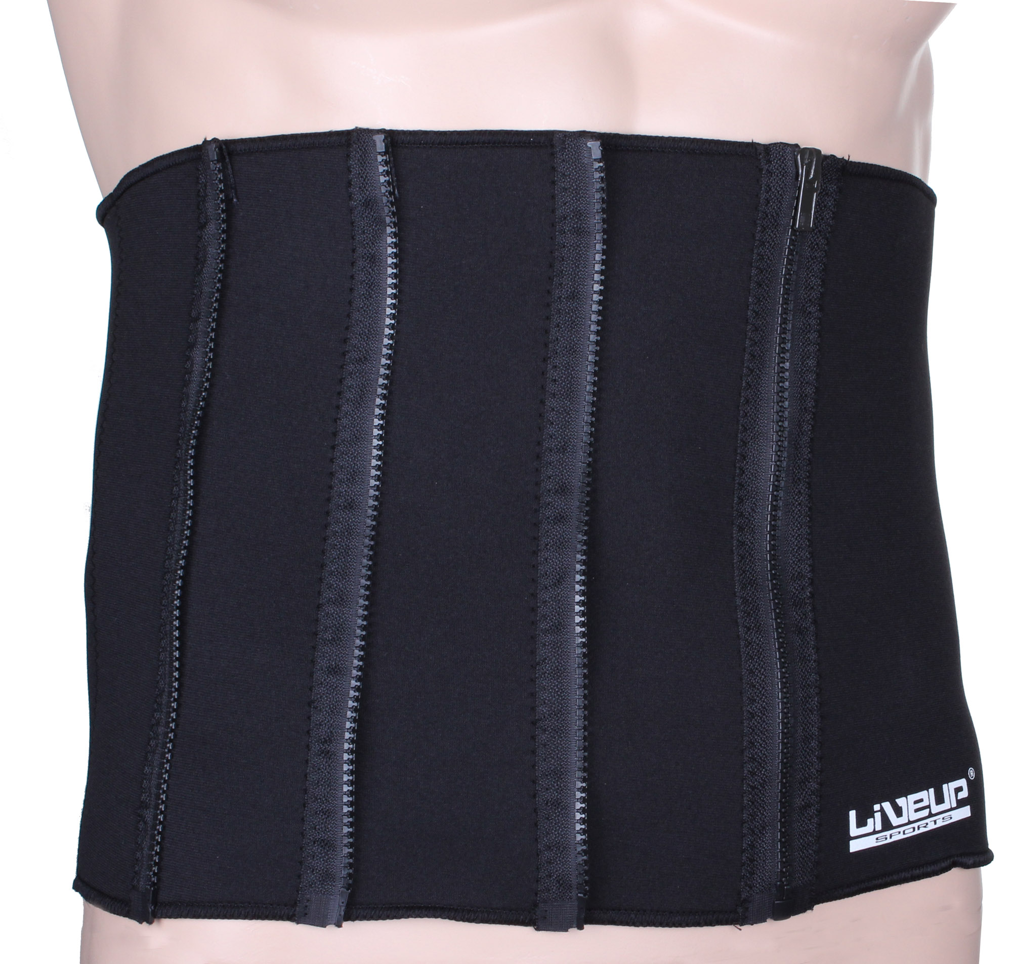 

Пояс для похудения Live Up Zipper Slim Belt, Черный