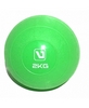 Мяч медицинский (медбол) LiveUp Soft Weight Ball 2 кг зеленый