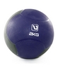 Мяч медицинский (медбол) LiveUp Medicine Ball 2 кг сине-серый