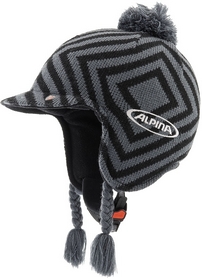 Шлем горнолыжный Alpina Beanie black/grey