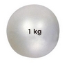 Мяч медицинский (медбол) Pro Supra 1 кг серый