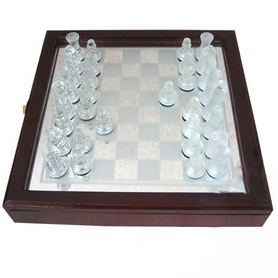 Шахматы стеклянные JB-014