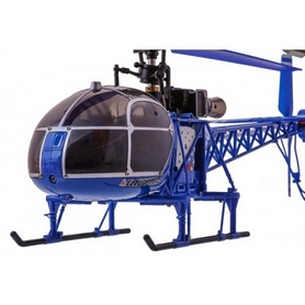 Вертолет радиоуправляемый 4-к WL Toys V915 Lama синий - Фото №2