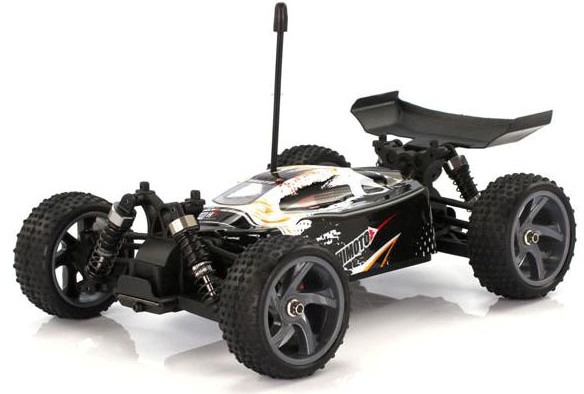 

Автомобиль радиоуправляемый Himoto Багги Spino E18XBw Brushed 1:18 white, Белый