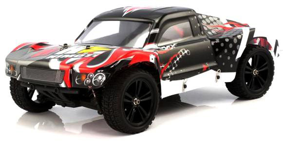 

Автомобиль радиоуправляемый Himoto Шорт Spatha E10SCb Brushed 1:10 black, Черный