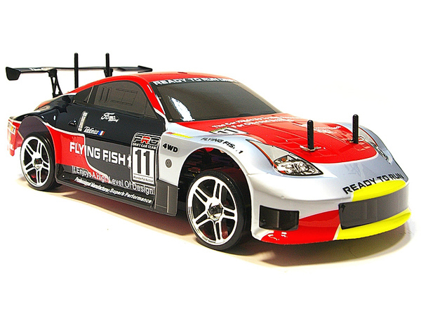 

Автомобиль радиоуправляемый Himoto Дрифт DRIFT TC HI4123n Brushed 1:10 (Nissan 350z), Серый