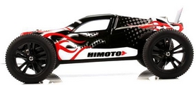 Автомобіль радіокерований Himoto траггі Katana E10XTLb Brushless 1:10 black - Фото №2