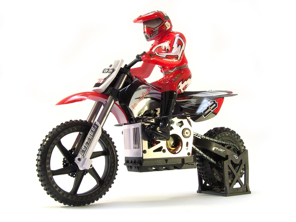 

Мотоцикл радиоуправляемый Himoto Burstout MX400r Brushed 1:4 red, Красный