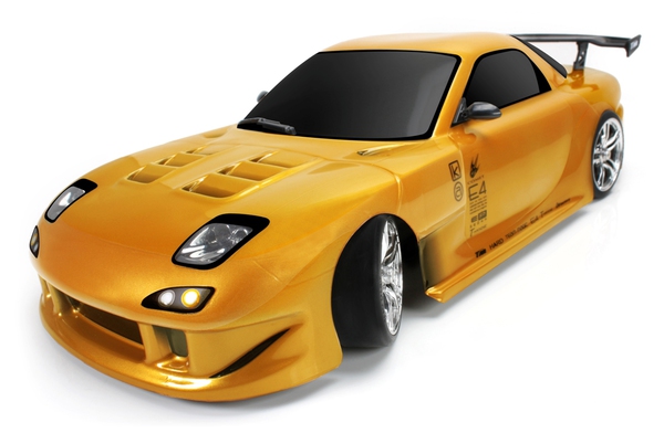 

Автомобиль радиоуправляемый Team Magic Дрифт E4D Mazda RX-7 1:10 gold, Золотой