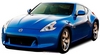Автомобиль радиоуправляемый Nissan 370Z 1:43 микро синий