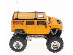 Автомобиль радиоуправляемый Hummer 1:43 микро желтый - Фото №2