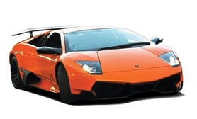 Автомобиль радиоуправляемый Lamborghini LP670 1:43 микро оранжевый