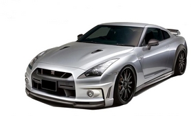 Автомобиль радиоуправляемый Nissan GT-R 1:43 микро серый