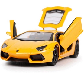 Автомобиль радиоуправляемый Meizhi Lamborghini LP700 1:24 желтый - Фото №2