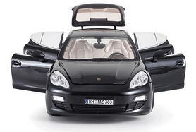 Автомобиль радиоуправляемый Meizhi Porsche Panamera 1:18 черный - Фото №2