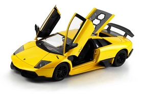 Автомобиль радиоуправляемый Meizhi Lamborghini LP670-4 SV 1:18 желтый