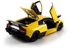 Автомобиль радиоуправляемый Meizhi Lamborghini LP670-4 SV 1:18 желтый - Фото №6