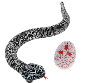 Змея на инфракрасном управлении Rattle snake черная - Фото №2