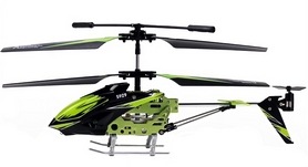 Вертолет на инфракрасном управлении 3-к WL Toys S929 с автопилотом зеленый - Фото №4