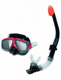 Набор для плавания (маска + трубка) Intex 55949 черный