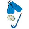 Набір для плавання (маска + трубка + ласти) Intex 55952 синій