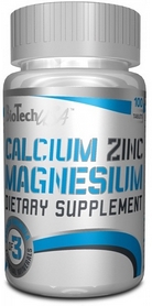 Комплекс мінералів BioTech USA Calcium Magnesium Zinc (100 таблеток)