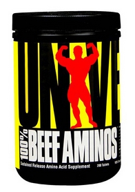 Аминокомплекс Universal Nutrition 100% Beef Aminos (200 таблеток)