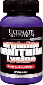 Амінокислоти Ultimate Nutrition Arginine Ornithine Lysine