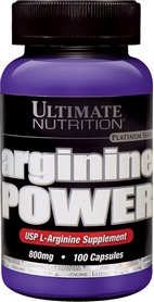 Аминокислоты Ultimate Nutrition Arginine power (100 капсул)