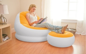 Кресло надувное Intex 68572 (110х109х71 см) оранжевое - Фото №2